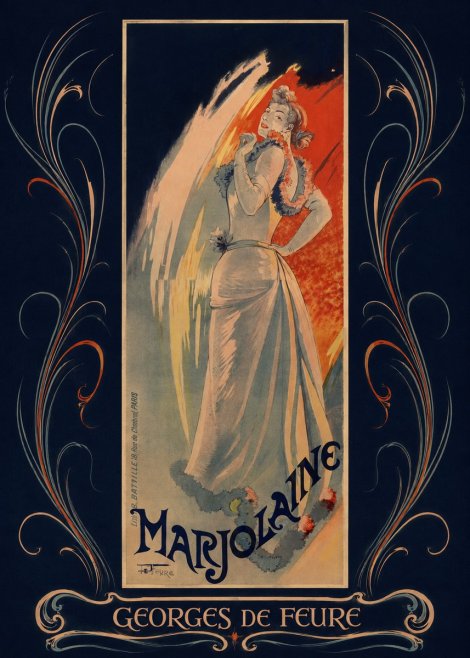 Georges de Feure Marjolaine No5 - Póster