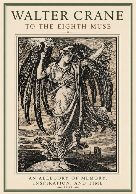 Walter Crane To the Eighth Muse No2 - Póster