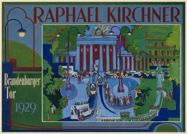 Raphael Kirchner Brandenburger Tor 1929 No1 - Póster