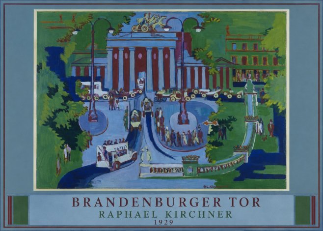 Raphael Kirchner Brandenburger Tor 1929 No4 - Póster