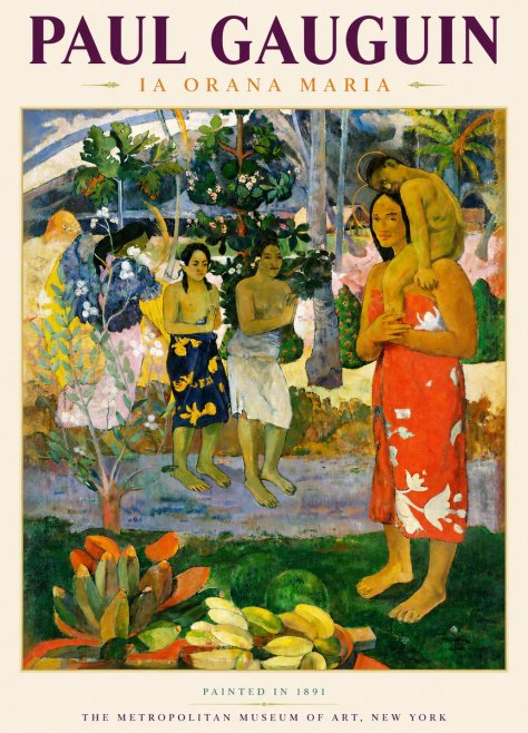 Paul Gauguin Ia Orana Maria No4 - Póster