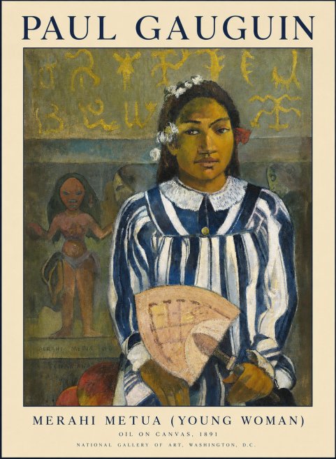 Paul Gauguin Merahi Metua (Young Woman) No1 - Póster