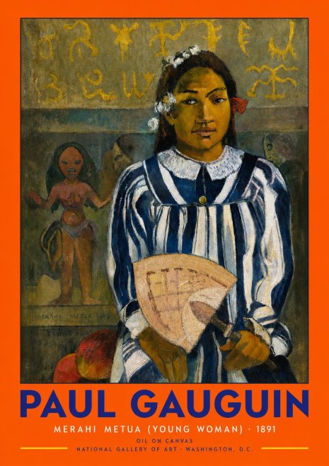 Paul Gauguin Merahi Metua (Young Woman) No2 - Póster