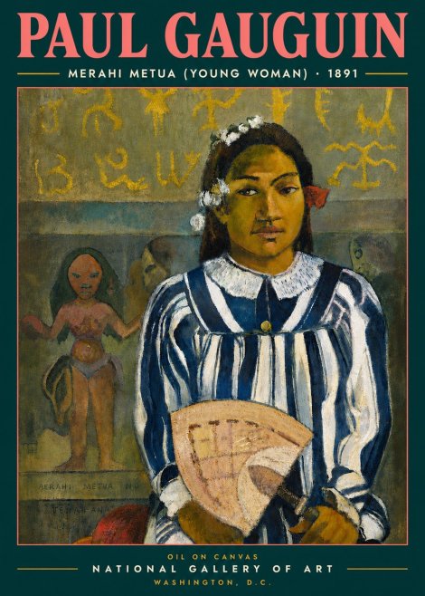 Paul Gauguin Merahi Metua (Young Woman) No4 - Póster