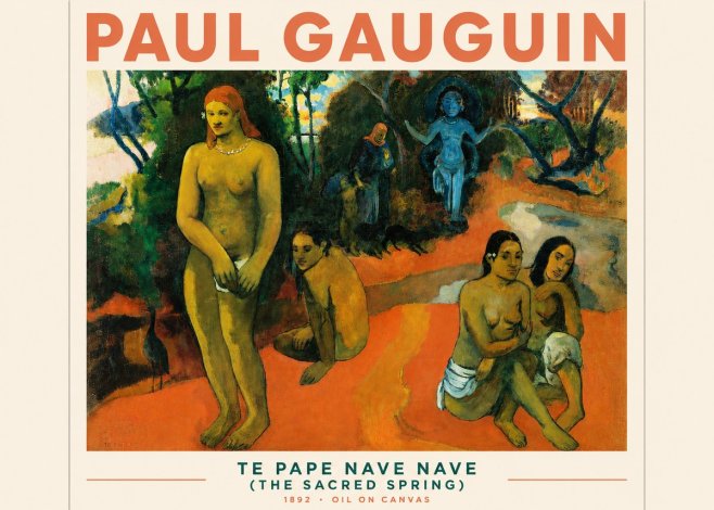 Paul Gauguin Te Pape Nave Nave (the Sacred Spring) No3 - Póster