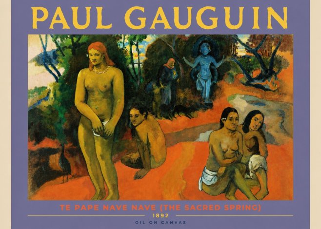 Paul Gauguin Te Pape Nave Nave (the Sacred Spring) No4 - Póster