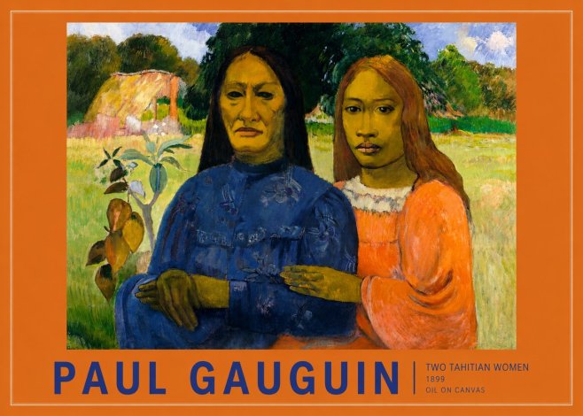 Paul Gauguin Two Tahitian Women II No2 - Póster