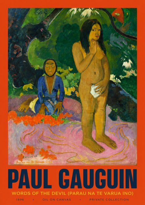Paul Gauguin Words of the Devil No2 - Póster