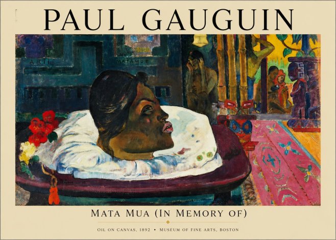 Paul Gauguin Mata Mua (in Memory Of) No1 - Póster