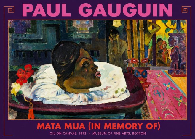 Paul Gauguin Mata Mua (in Memory Of) No2 - Póster