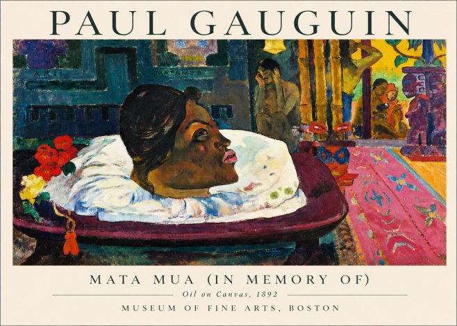 Paul Gauguin Mata Mua (in Memory Of) No3 - Póster