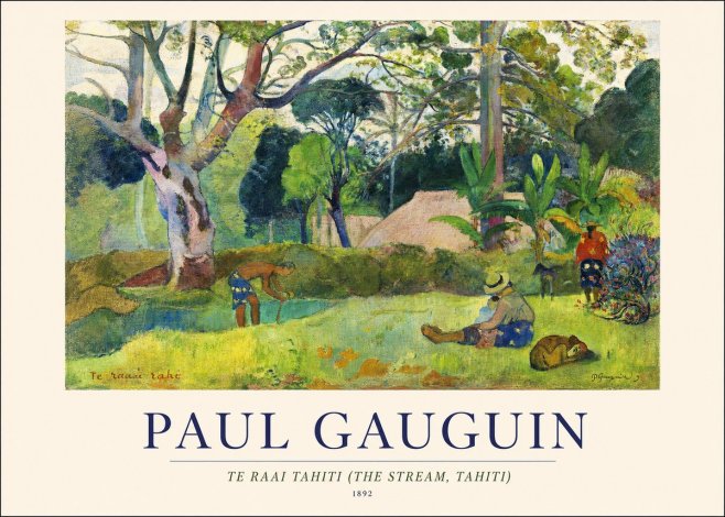 Paul Gauguin Te Ra'ai Rahi (the Great Pond) No2 - Póster