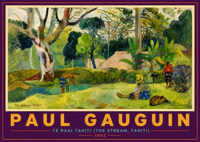 Paul Gauguin Te Ra'ai Rahi (the Great Pond) No6 - Póster