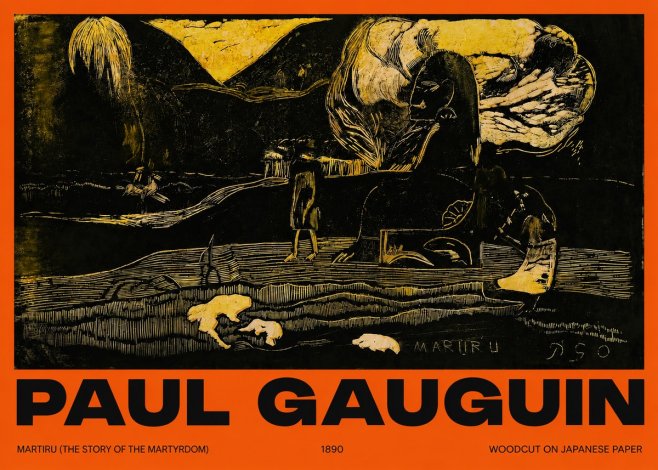 Paul Gauguin Mairit U No6 - Póster