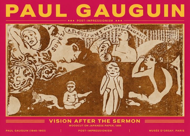 Paul Gauguin Amoureuses (Lovers) No5 - Póster