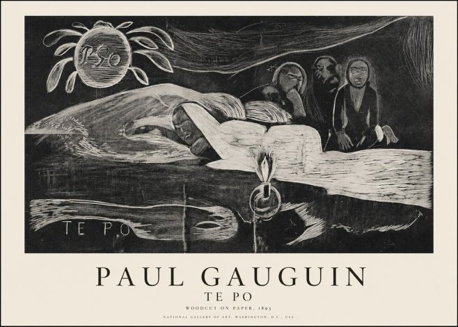 Paul Gauguin Te Po No1 - Póster