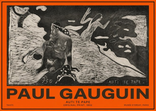 Paul Gauguin Auti Te Pape No2 - Póster