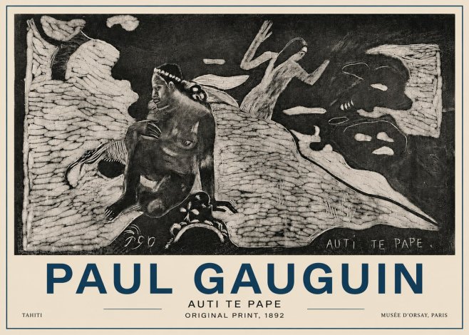 Paul Gauguin Auti Te Pape No4 - Póster