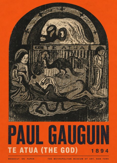 Paul Gauguin Te Atua (the God) No2 - Póster