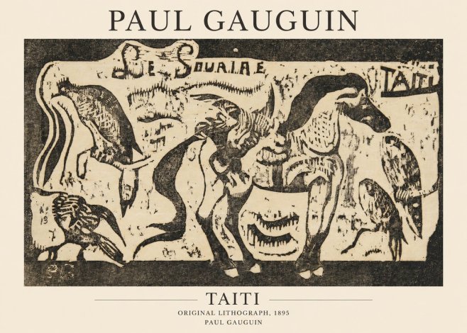 Paul Gauguin Taiti No1 - Póster