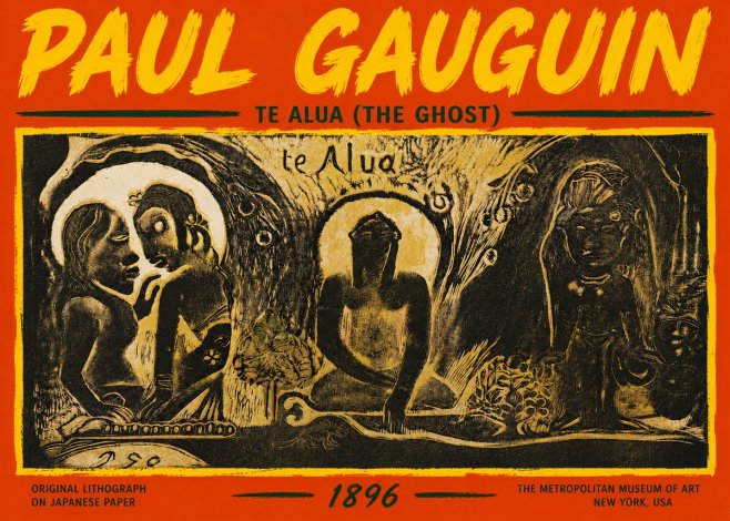 Paul Gauguin Te Alua (the Ghost) No5 - Póster