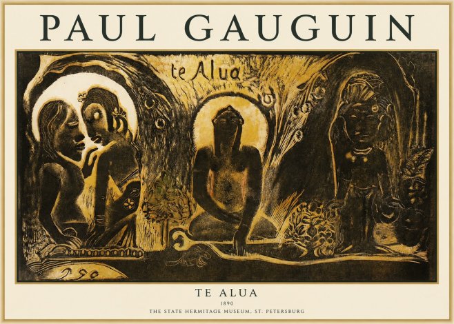 Paul Gauguin Te Alua (the Ghost) No6 - Póster