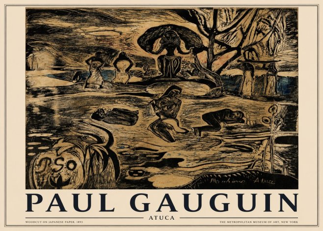 Paul Gauguin Atuca No1 - Póster