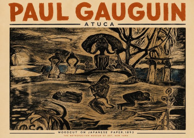 Paul Gauguin Atuca No4 - Póster
