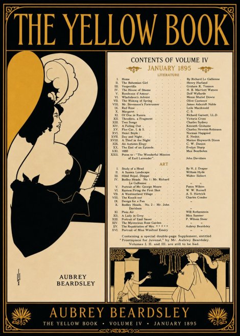 Aubrey Beardsley The Yellow Book II No3 - Póster