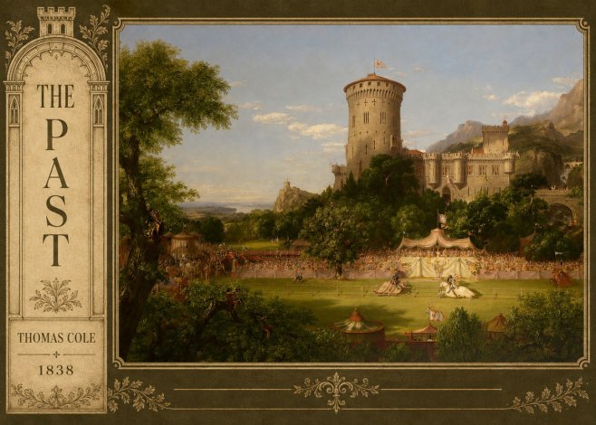 Thomas Cole The Past No2 - Póster