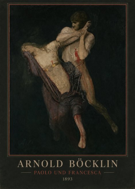 Arnold Böcklin Paolo Und Francesca No2 - Póster