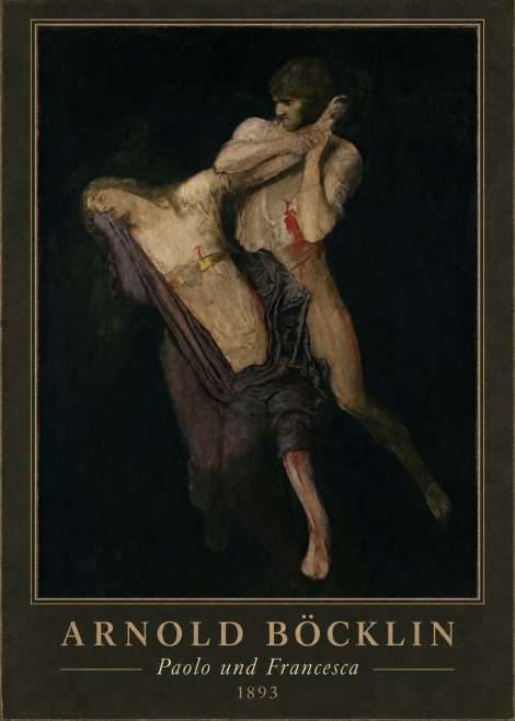 Arnold Böcklin Paolo Und Francesca No4 - Póster