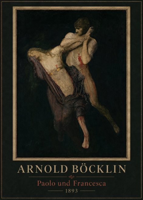 Arnold Böcklin Paolo Und Francesca No6 - Póster