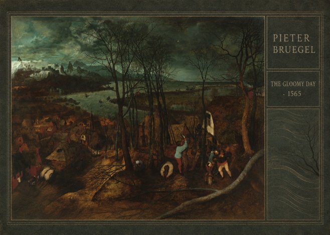 Pieter Bruegel The Gloomy Day No4 - Póster
