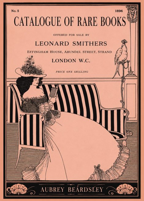 Aubrey Beardsley Catalogue of Rare Books No1 - Póster