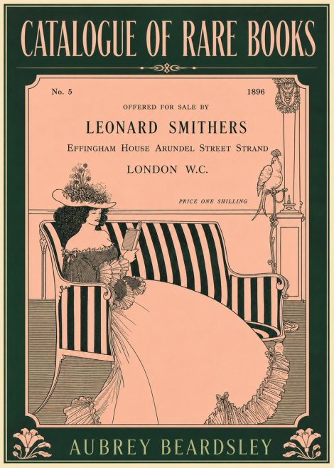 Aubrey Beardsley Catalogue of Rare Books No5 - Póster