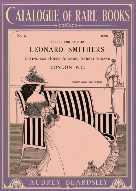 Aubrey Beardsley Catalogue of Rare Books No6 - Póster