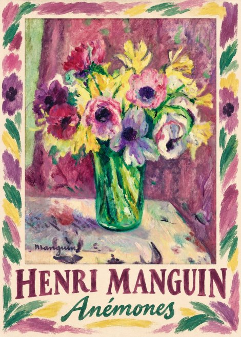 Henri Manguin Anémones No1 - Póster