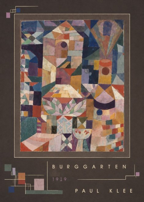 Paul Klee Burggarten No3 - Póster