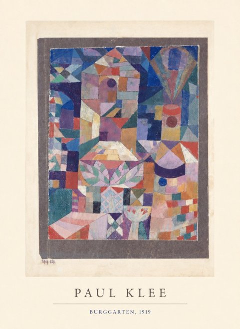 Paul Klee Burggarten No4 - Póster