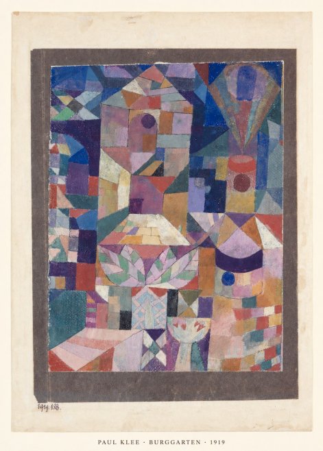 Paul Klee Burggarten No6 - Póster