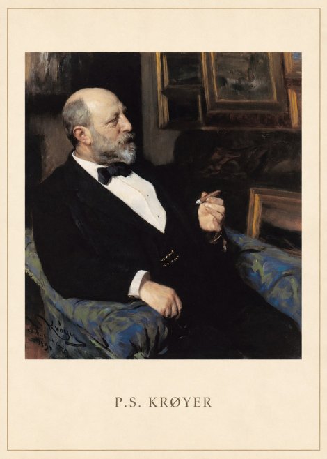 P.S. Krøyer Self-portrait I No4 - Póster