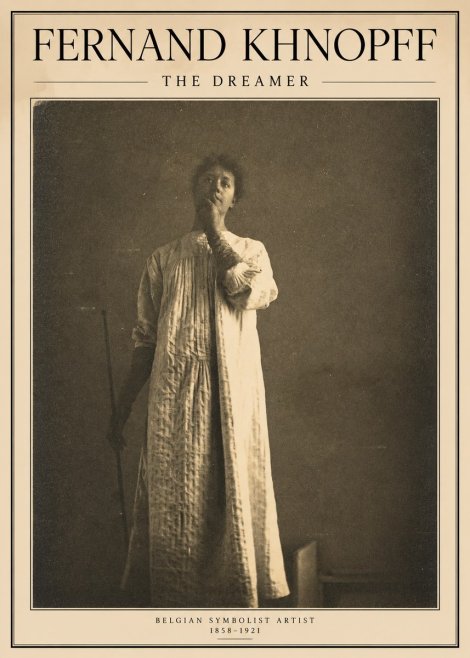 Fernand Khnopff The Dreamer No1 - Póster