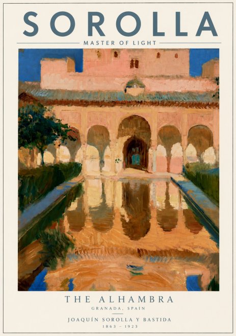 Sorolla The Alhambra No3 - Póster