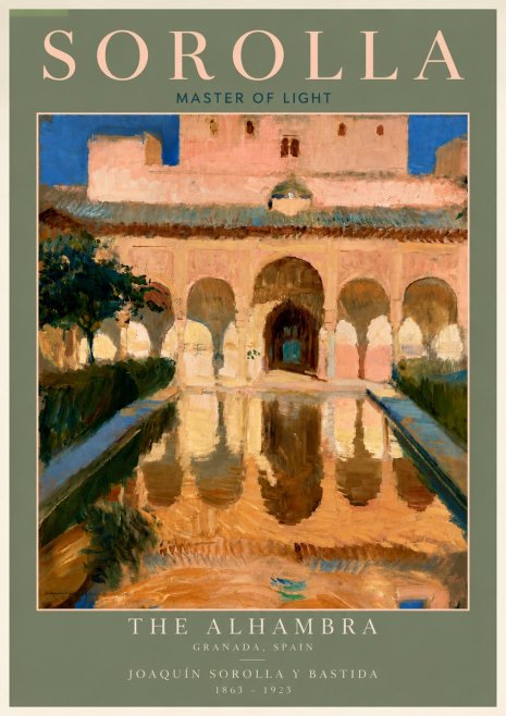 Sorolla The Alhambra No4 - Póster