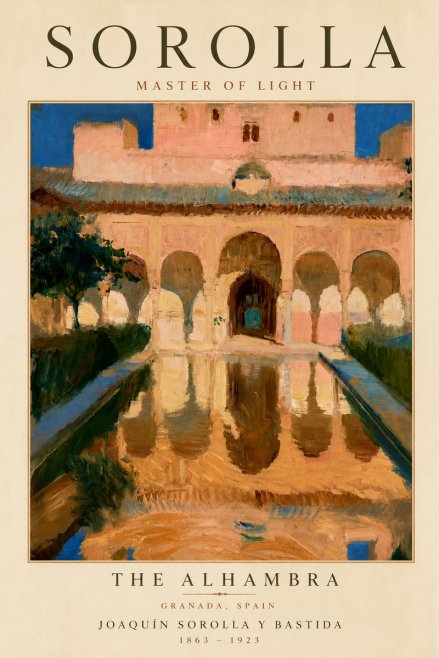 Sorolla The Alhambra No5 - Póster