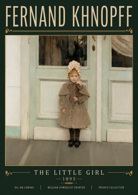 Fernand Khnopff The Little Girl No6 - Póster