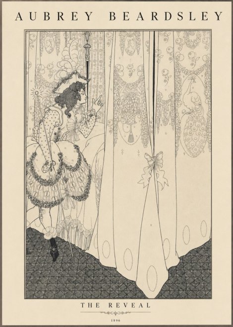 Aubrey Beardsley The Reveal No1 - Póster