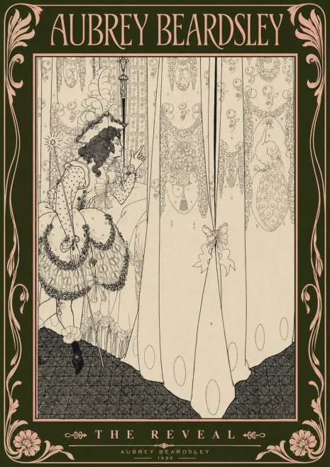 Aubrey Beardsley The Reveal No3 - Póster