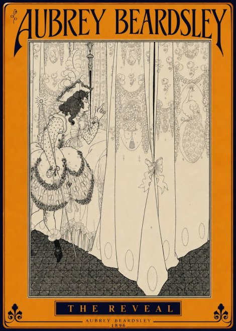 Aubrey Beardsley The Reveal No4 - Póster